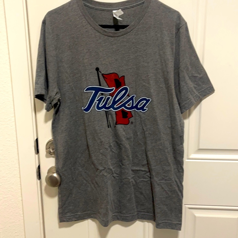 Large Brand New Tulsa University T Shirt